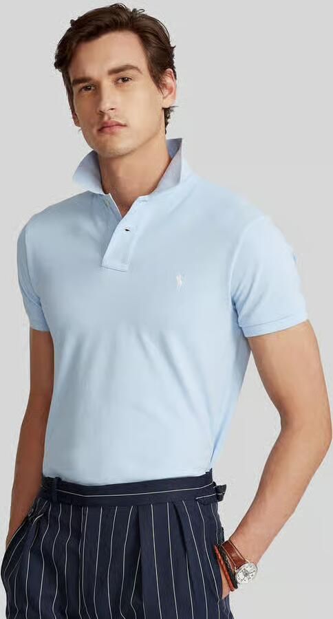 Polo Ralph Lauren Polo Shirt Korte Mouw POLO AJUSTE SLIM FIT EN COTON BASIC MESH - Foto 12