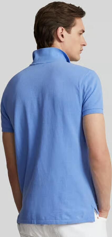 Polo Ralph Lauren Sskccmslm1 Korte Mouw Gebreide T-shirts en Polos Blue Heren - Foto 6