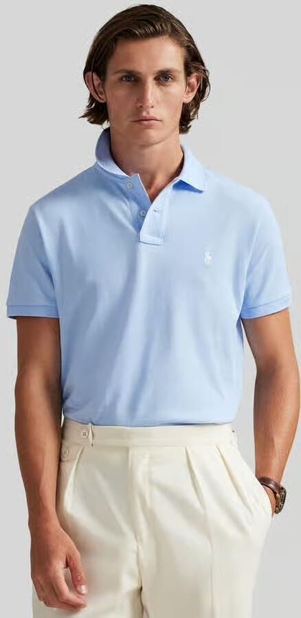 Polo Ralph Lauren Polo Shirt Korte Mouw POLO COUPE DROITE EN COTON BASIC MESH - Foto 7
