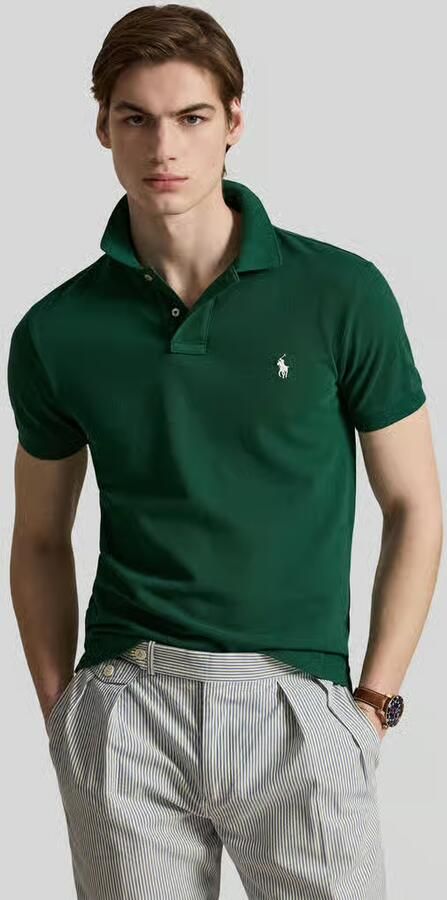 Polo Ralph Lauren Polo Shirt Korte Mouw POLO AJUSTE SLIM FIT EN COTON BASIC MESH - Foto 4