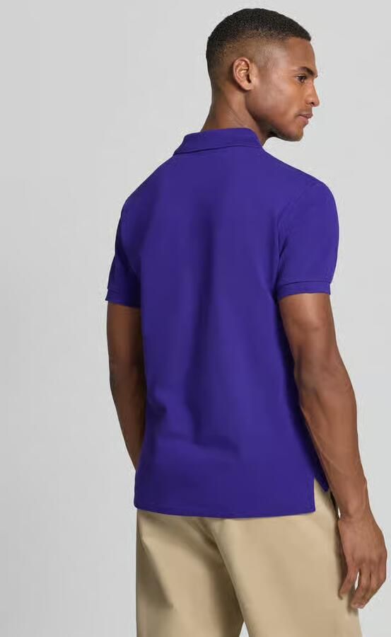 Polo Ralph Lauren Paarse Polo Shirt met Pony Logo Purple Heren