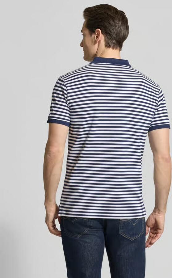 Polo Ralph Lauren slim fit poloshirt van puur katoen model 'YD MESH STRIPE POLO' - Foto 3