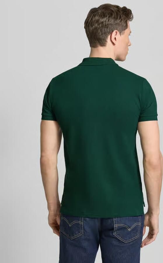 Ralph Lauren Slim Fit Poloshirt met geborduurd logo Green Heren - Foto 3