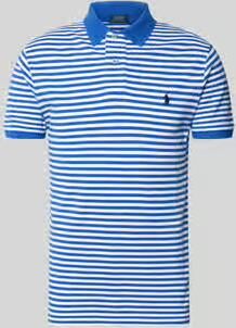 Polo Ralph Lauren slim fit poloshirt van puur katoen model 'YD MESH STRIPE POLO'