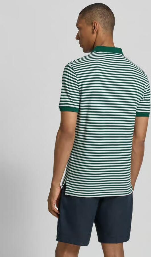 Polo Ralph Lauren slim fit poloshirt van puur katoen model 'YD MESH STRIPE POLO' - Foto 2