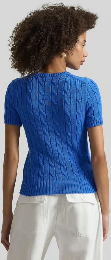 Polo Ralph Lauren Slim fit pullover met korte mouwen met labelstitching