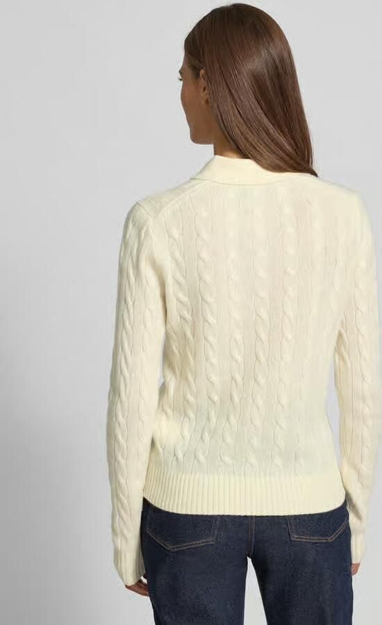 Polo Ralph Lauren Slim fit shirt met lange mouwen van wolmix met kasjmier - Foto 4