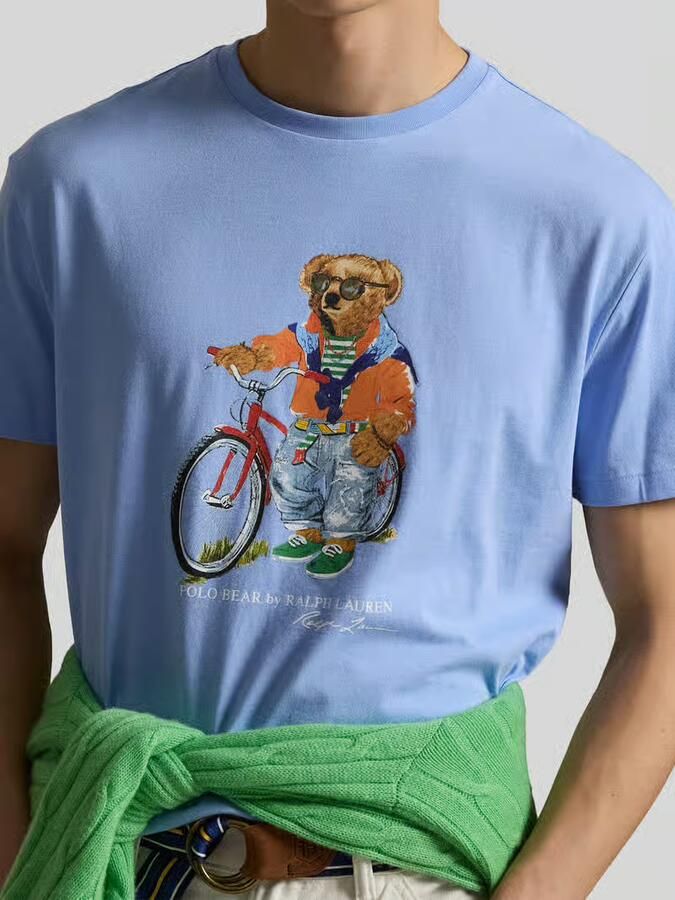 Polo Ralph Lauren slim fit T-shirt met polo bear-print