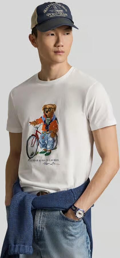 Polo Ralph Lauren T-shirt Korte Mouw T-SHIRT POLO BEAR AJUSTE EN COTON - Foto 4