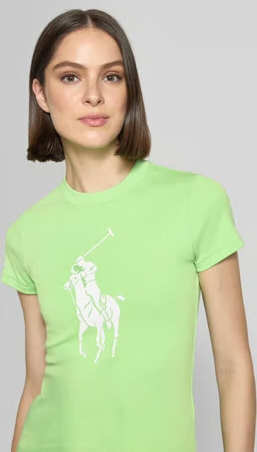 Polo Ralph Lauren slim fit T-shirt van katoenmix