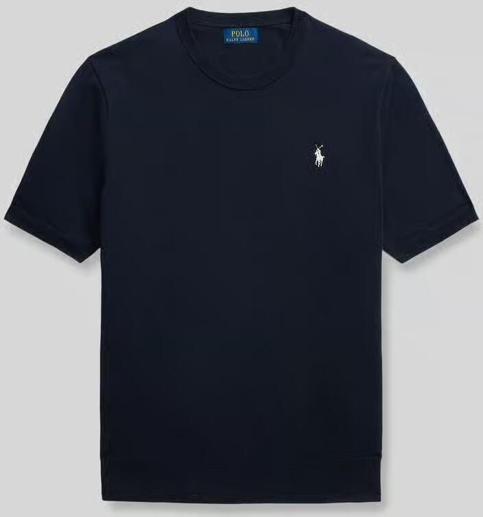 Polo Ralph Lauren Gebreid shirt met ronde hals en labelstitching - Foto 4