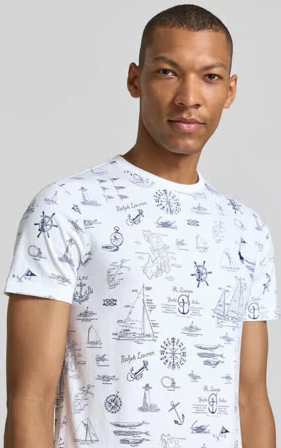 Polo Ralph Lauren slim fit T-shirt van puur katoen