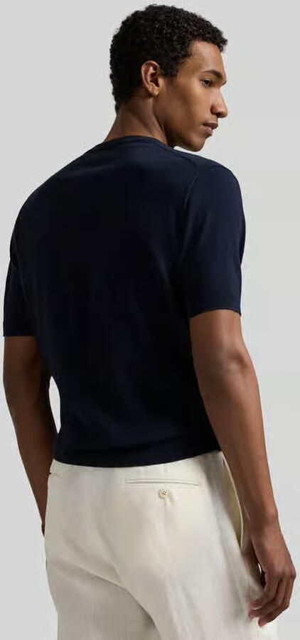Polo Ralph Lauren Gebreid shirt met ronde hals en labelstitching - Foto 3