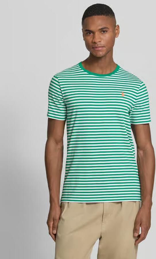 Polo Ralph Lauren Slim Fit T-shirt van puur katoen - Foto 4