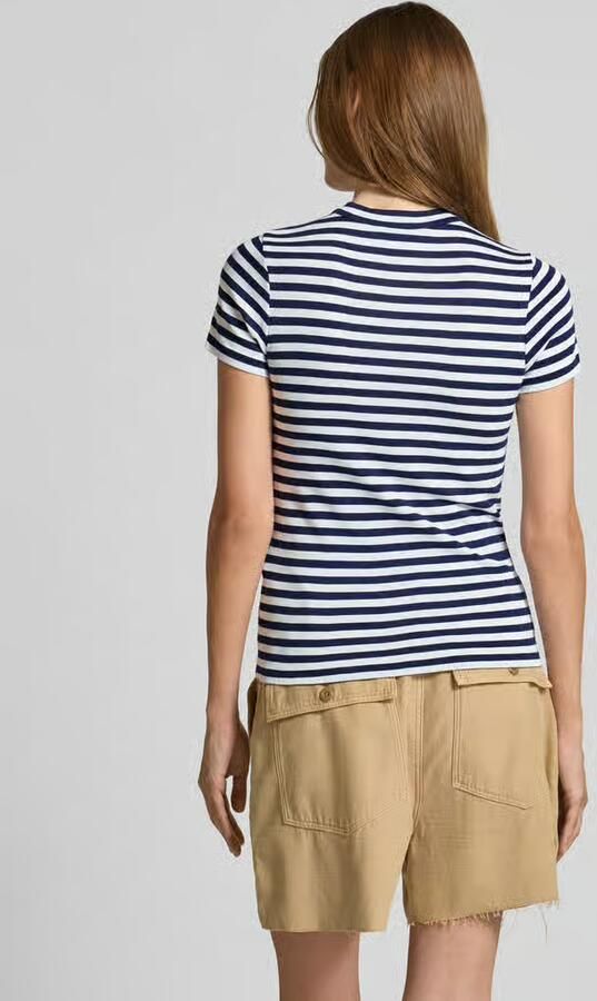 Polo Ralph Lauren Slim fit T-shirt van puur katoen met ronde hals - Foto 2