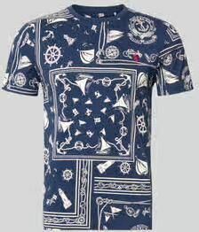 Polo Ralph Lauren Slim fit T-shirt van zuivere katoen model 'CO CN BANDANA PRINT'