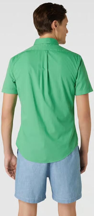 Polo Ralph Lauren Slim fit vrijetijdsoverhemd met halflange mouwen