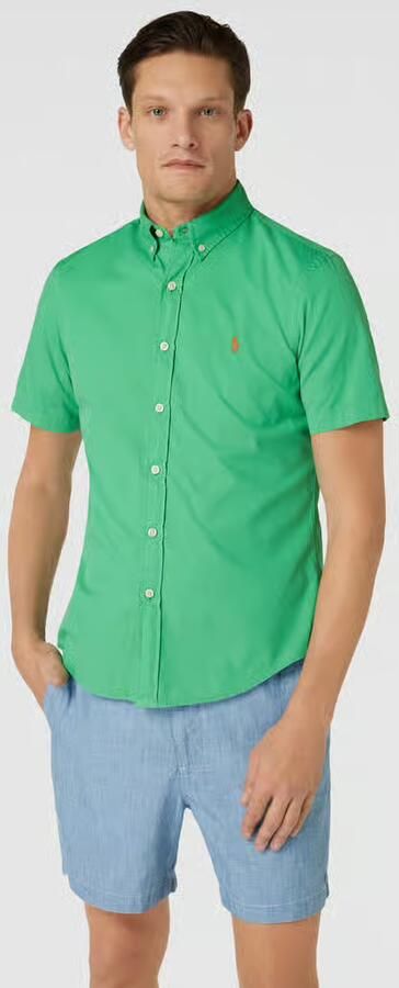 Polo Ralph Lauren Slim fit vrijetijdsoverhemd met halflange mouwen - Foto 2