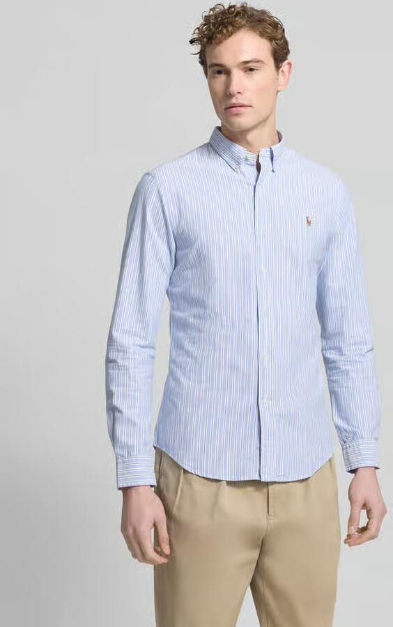 Polo Ralph Lauren Slim fit vrijetijdsoverhemd met button-downkraag - Foto 4