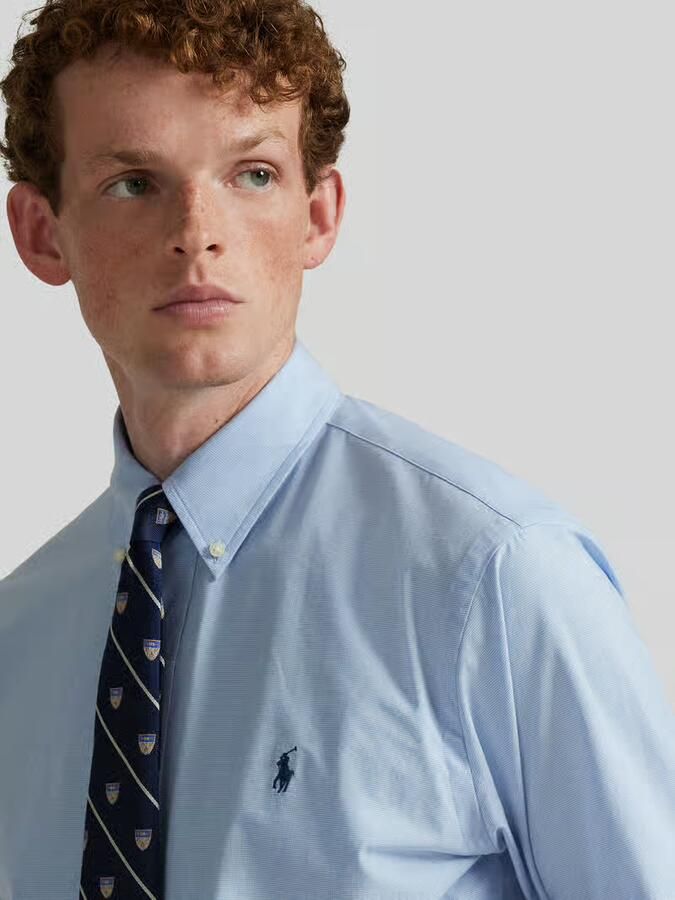 Polo Ralph Lauren slim fit vrijetijdsoverhemd van katoenmix