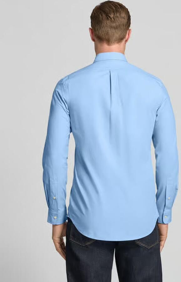 Polo Ralph Lauren Overhemd Lange Mouw CHEMISE AJUSTEE SLIM FIT EN POPELINE UNIE - Foto 4