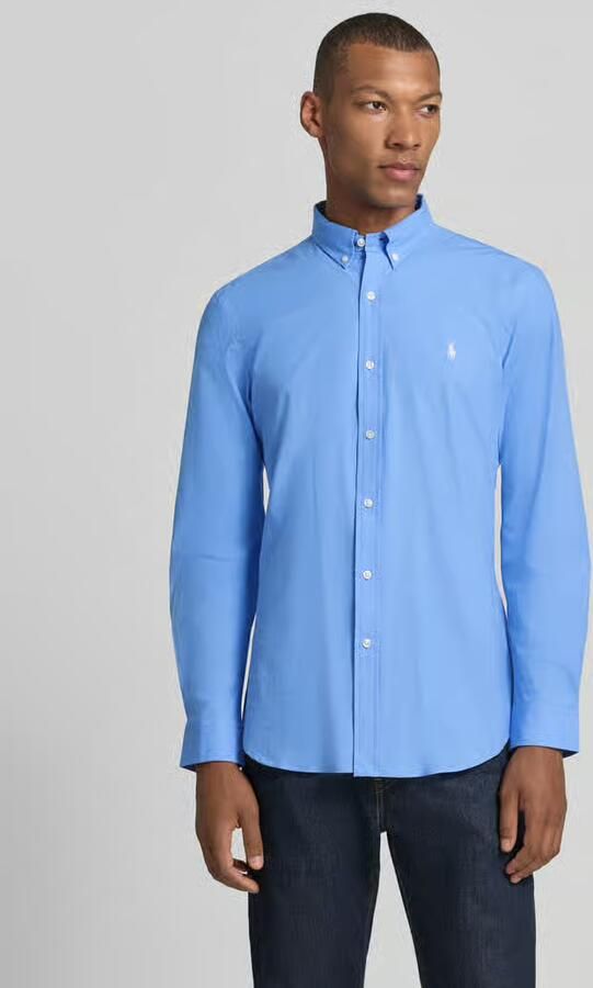 Polo Ralph Lauren slim fit vrijetijdsoverhemd van katoenmix - Foto 3