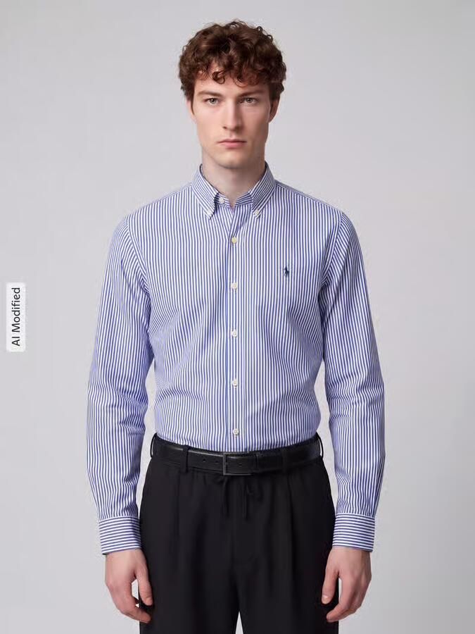 Polo Ralph Lauren Slim fit vrijetijdsoverhemd van katoenmix - Foto 2
