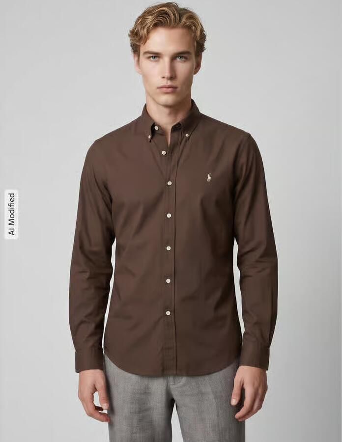 Polo Ralph Lauren slim fit vrijetijdsoverhemd van katoenmix - Foto 2