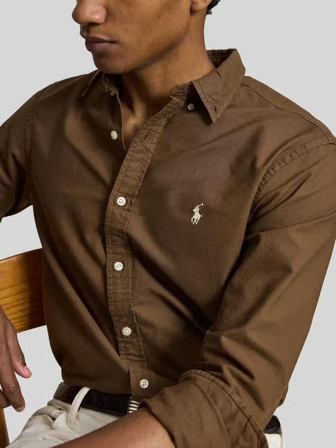Polo Ralph Lauren Slim fit vrijetijdsoverhemd van puur katoen '