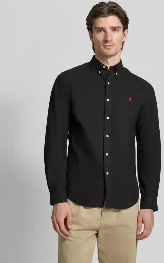Polo Ralph Lauren Slim fit vrijetijdsoverhemd met button-downkraag model 'OXFORD' - Foto 3