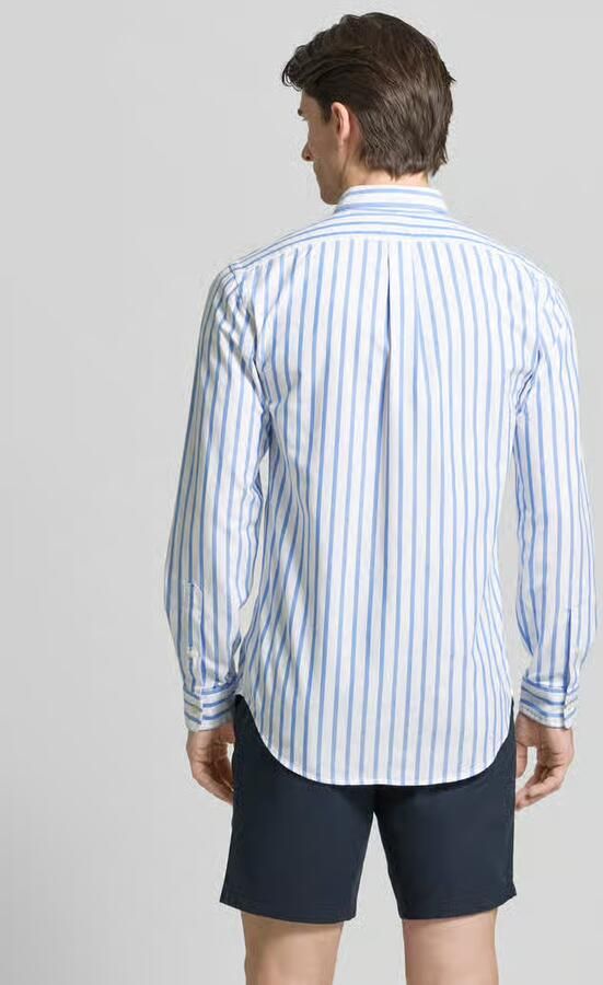 Polo Ralph Lauren Slim fit vrijetijdsoverhemd met button-downkraag en logostitching - Foto 4