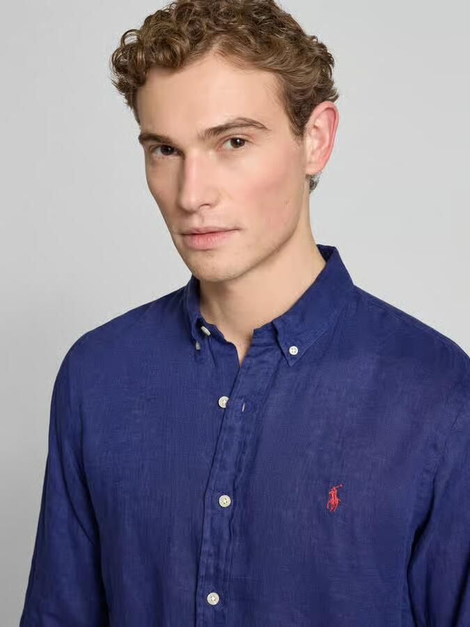 Polo Ralph Lauren Slim fit vrijetijdsoverhemd van puur linnen - Foto 2