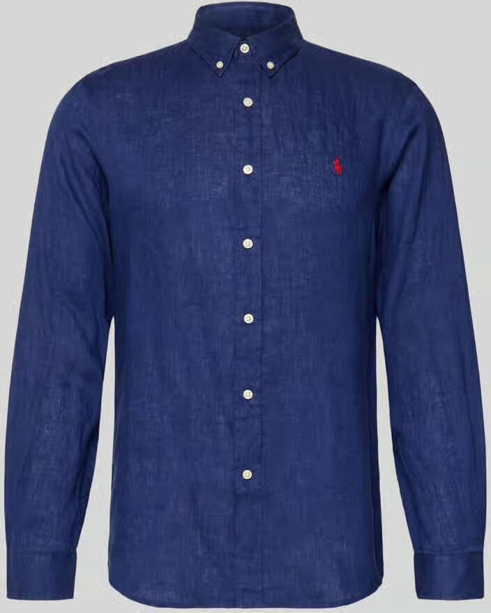 Polo Ralph Lauren Slim fit vrijetijdsoverhemd van puur linnen