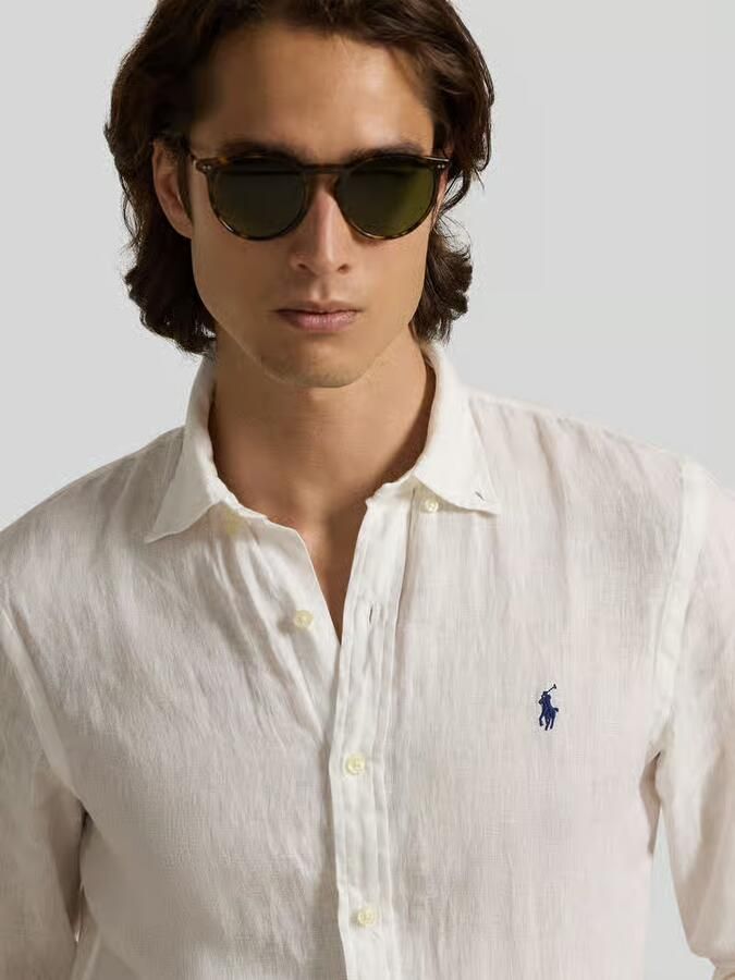 Polo Ralph Lauren Slim fit vrijetijdsoverhemd van puur linnen - Foto 2