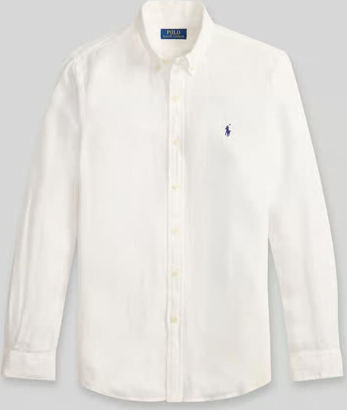 Polo Ralph Lauren Slim fit vrijetijdsoverhemd van puur linnen