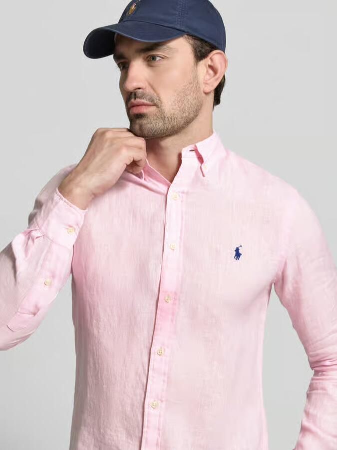 Polo Ralph Lauren Slim fit vrijetijdsoverhemd van puur linnen - Foto 2