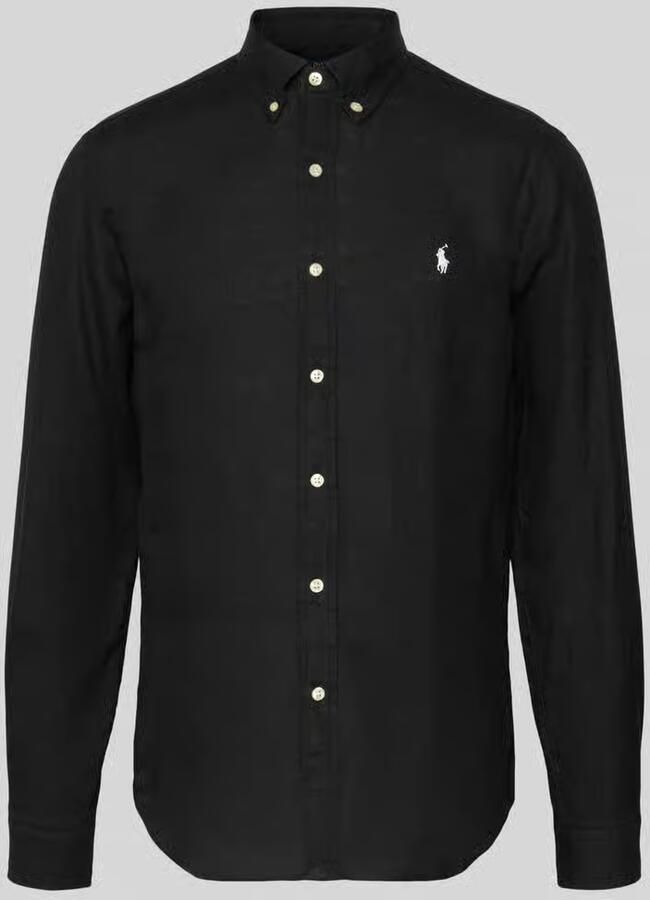 Polo Ralph Lauren Slim fit vrijetijdsoverhemd van puur linnen