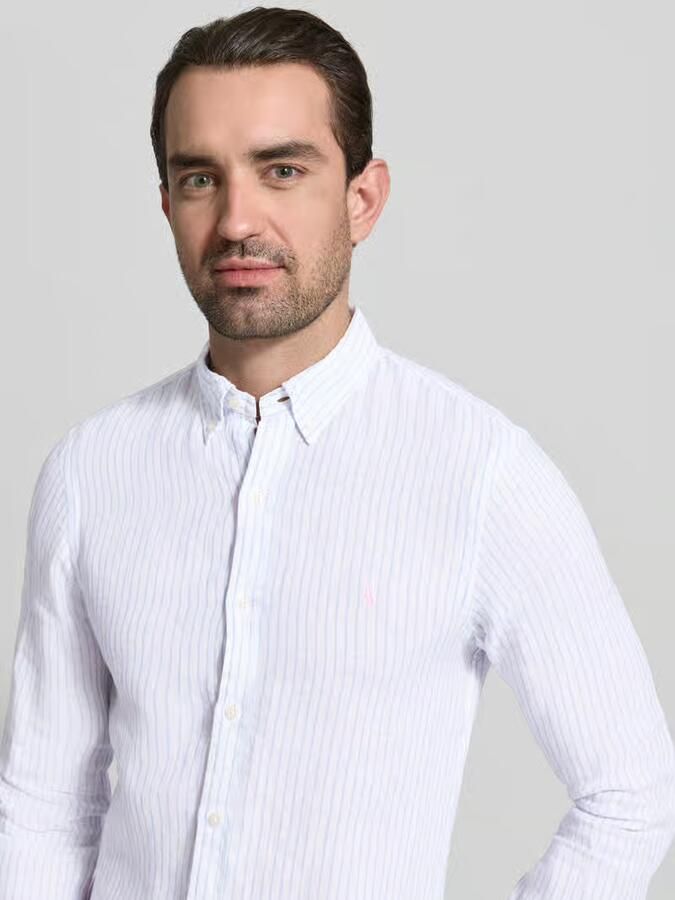 Polo Ralph Lauren Slim fit vrijetijdsoverhemd van puur linnen - Foto 2