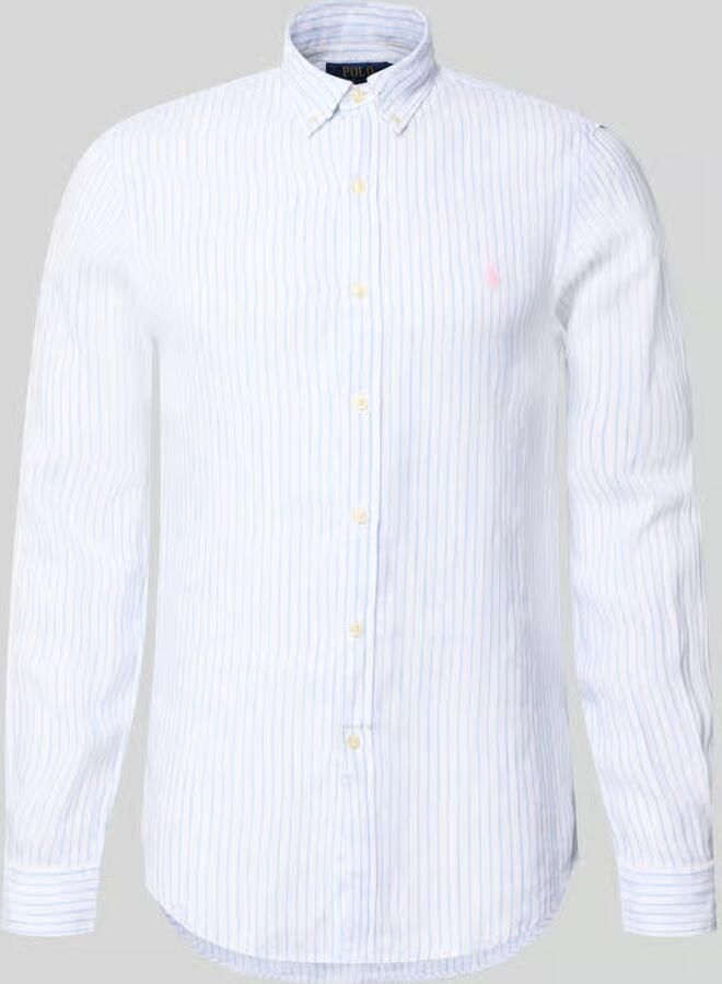 Polo Ralph Lauren Slim fit vrijetijdsoverhemd van puur linnen