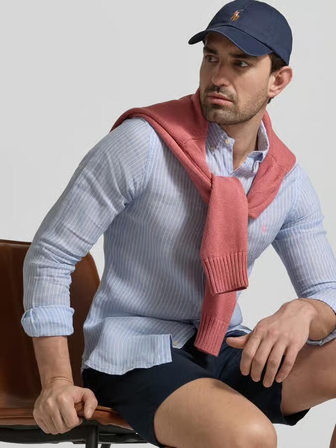 Polo Ralph Lauren Slim fit vrijetijdsoverhemd van puur linnen - Foto 2