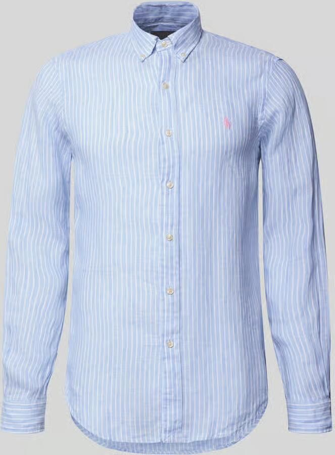 Polo Ralph Lauren Slim fit vrijetijdsoverhemd van puur linnen