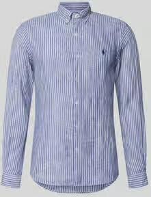 Polo Ralph Lauren Slim fit vrijetijdsoverhemd van puur linnen