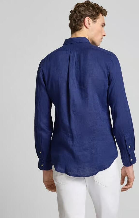 Polo Ralph Lauren Slim fit vrijetijdsoverhemd van puur linnen