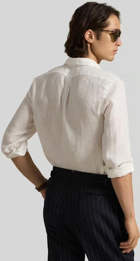 Polo Ralph Lauren Slim fit vrijetijdsoverhemd van puur linnen - Foto 4
