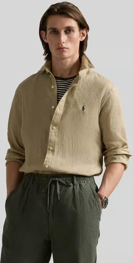 Polo Ralph Lauren Slim fit vrijetijdsoverhemd van puur linnen - Foto 4