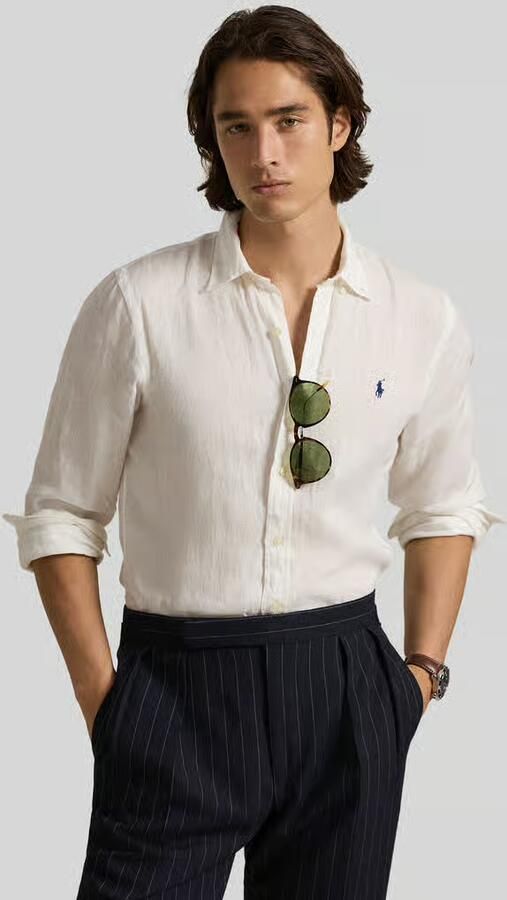 Polo Ralph Lauren Slim fit vrijetijdsoverhemd van puur linnen - Foto 3