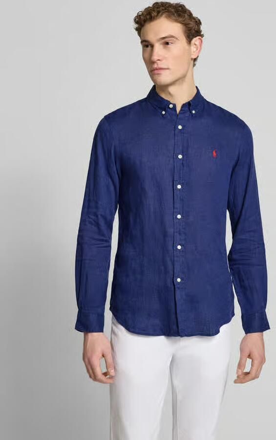 Polo Ralph Lauren Slim fit vrijetijdsoverhemd van puur linnen - Foto 4