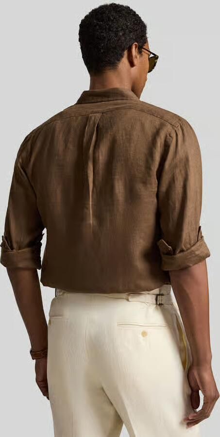 Polo Ralph Lauren Slim fit vrijetijdsoverhemd van puur linnen - Foto 4