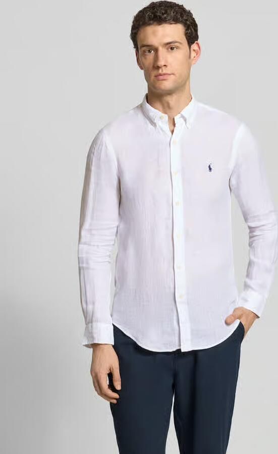 Polo Ralph Lauren Slim fit vrijetijdsoverhemd van puur linnen - Foto 3