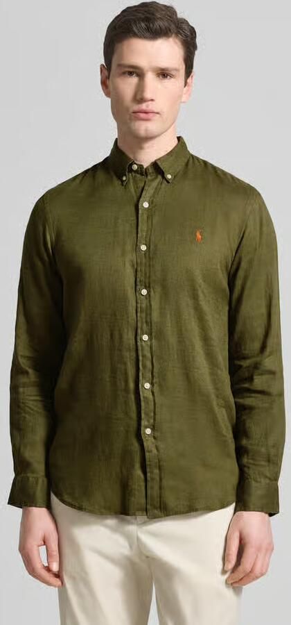 Polo Ralph Lauren Slim fit vrijetijdsoverhemd van puur linnen - Foto 4